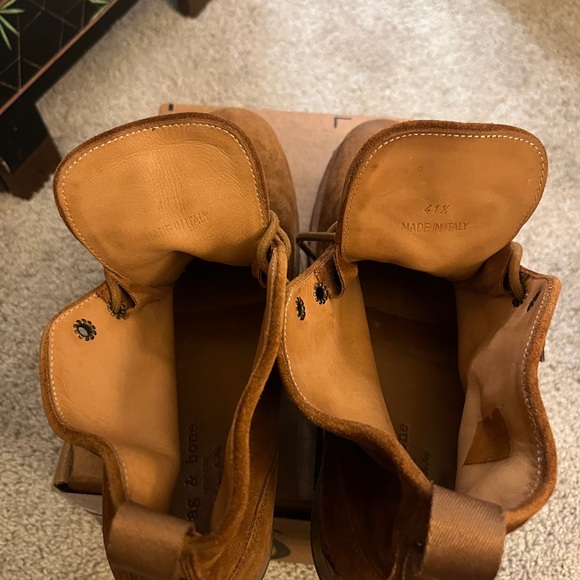 Rag & Bone Tan Boots size 41.5 - Picture 3 of 4